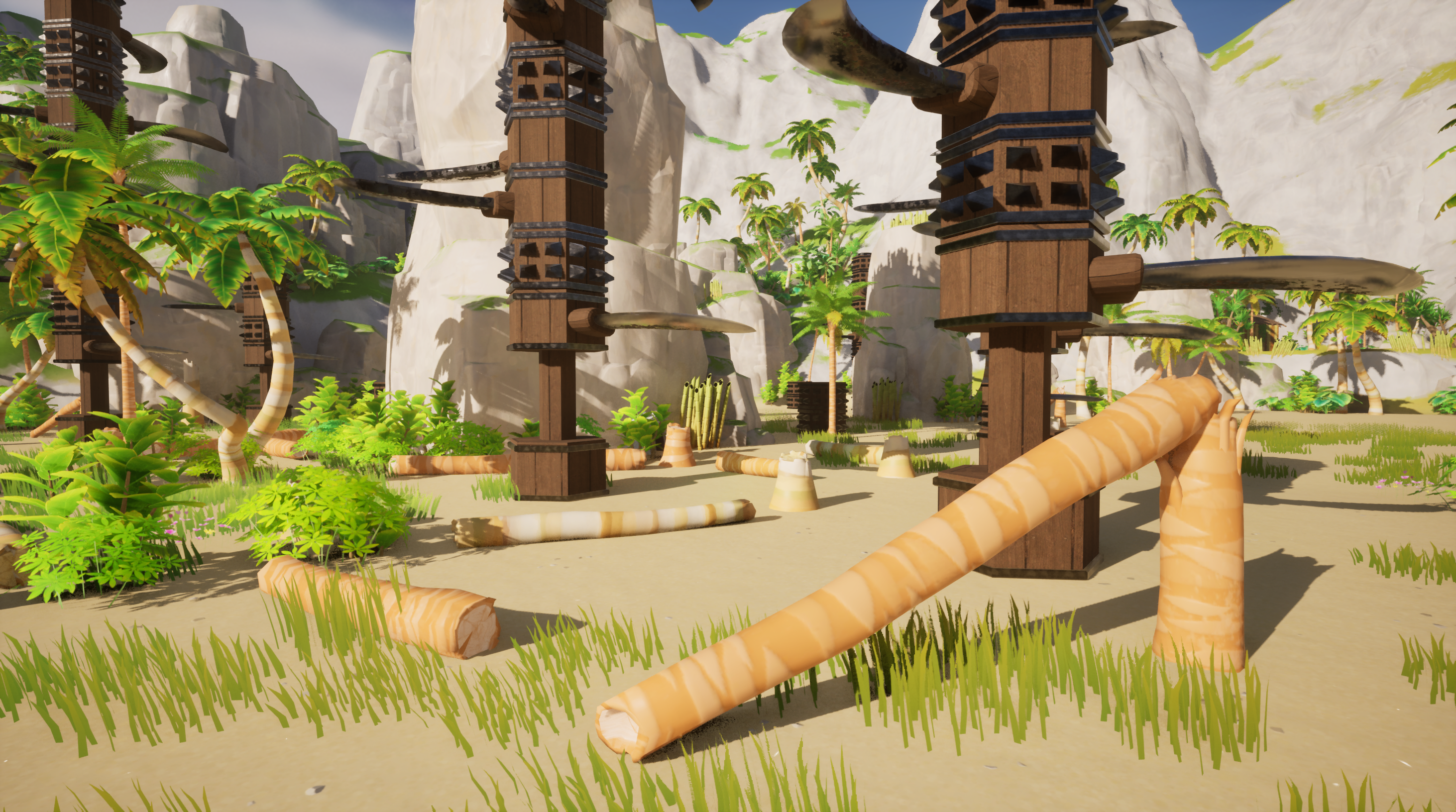 Photo of broken trees