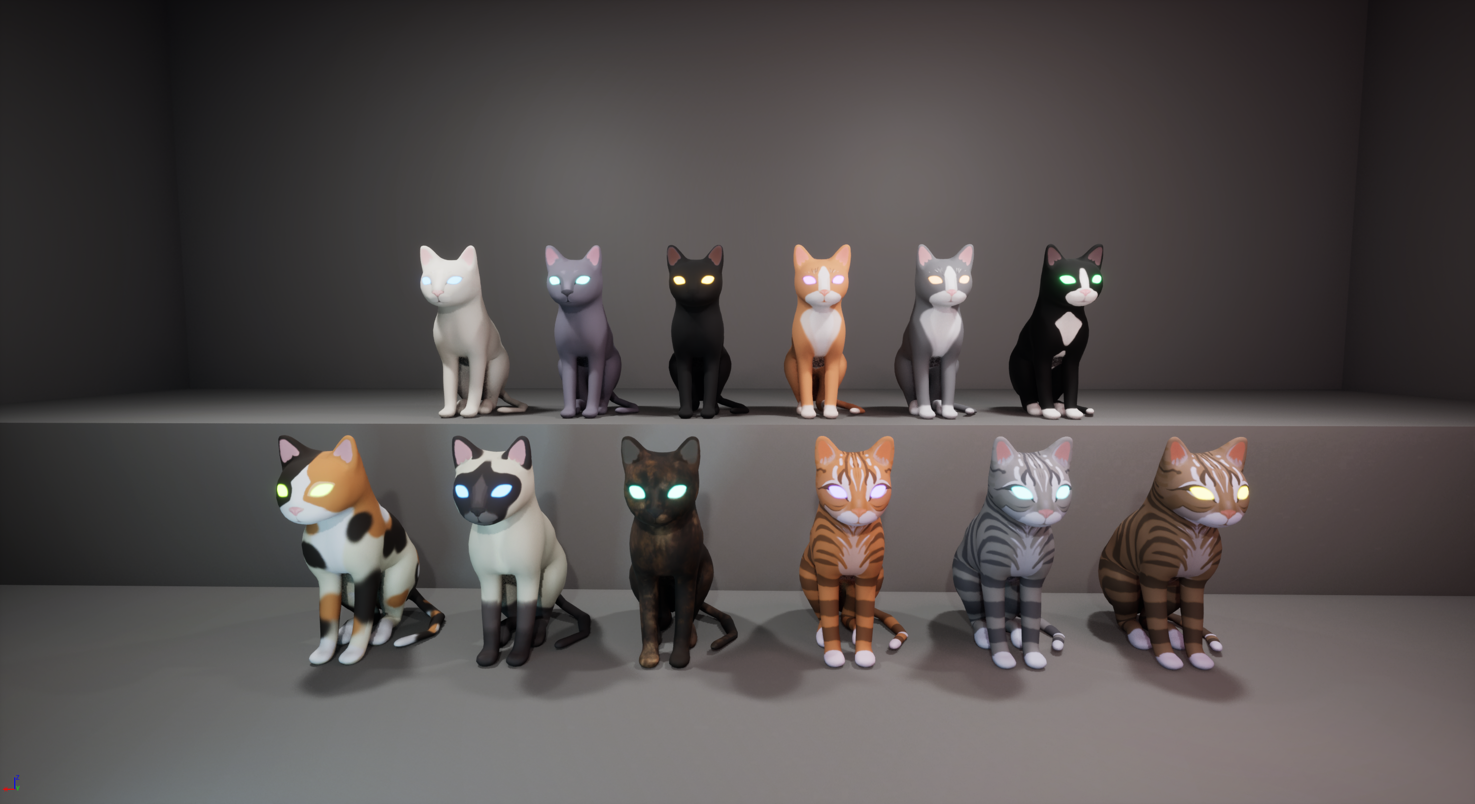 standard cat colors
